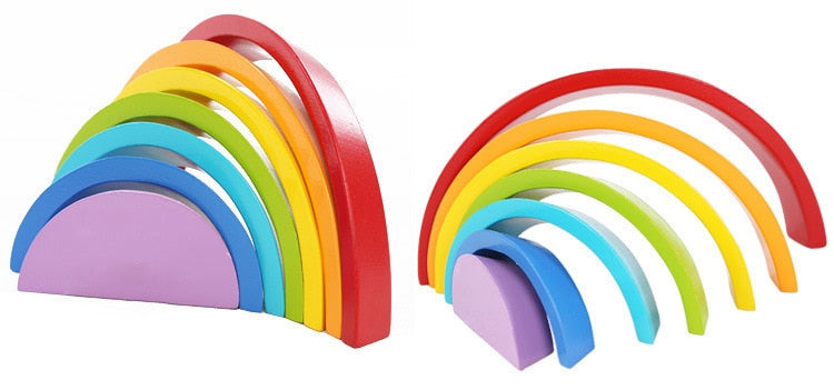 Woods™ | Montessori houten regenboog