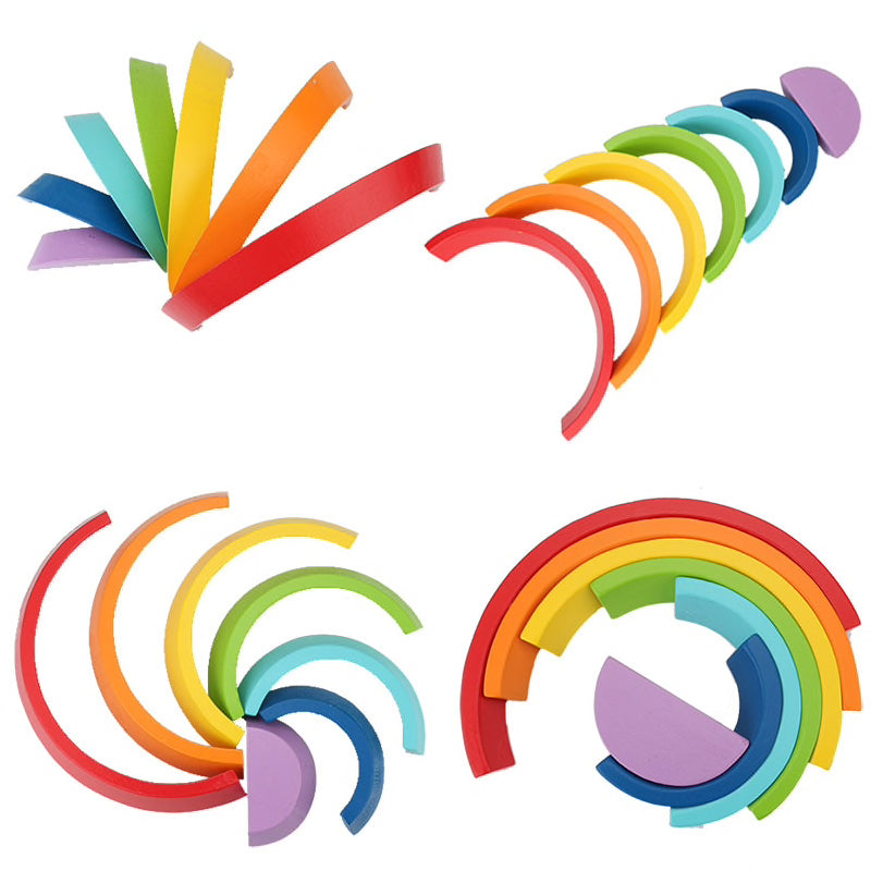 Woods™ | Montessori houten regenboog