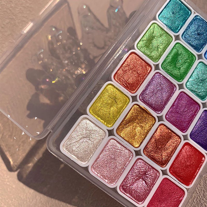 20 kleuren aquarelverf set